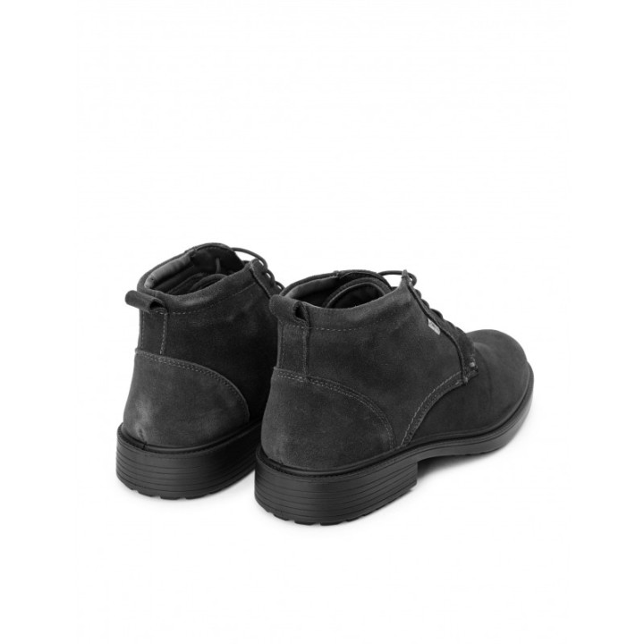 Botines Impermeables Ante Negro