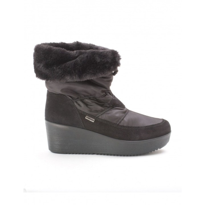 Botas Impermeables Cremallera Negras