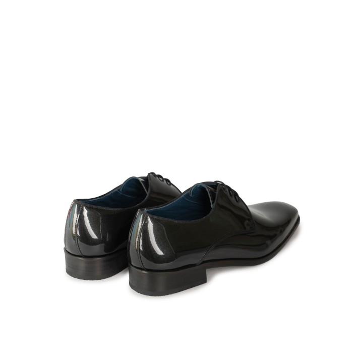 Zapatos Vestir Negros Charol Destellos Hombre