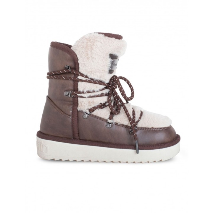 Botas Australianas Cordones Cuero Pelo