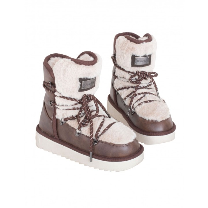 Botas Australianas Cordones Cuero Pelo