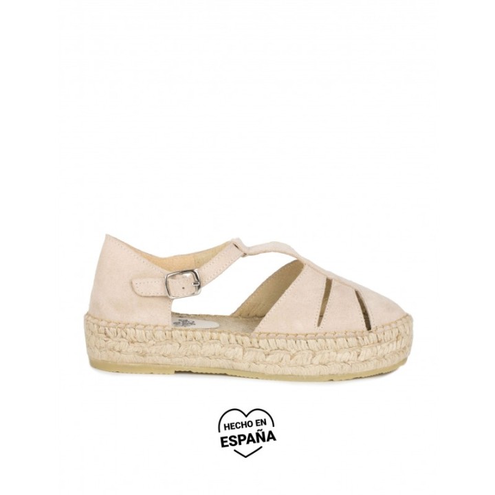 Cangrejeras Esparto Beige PERA LIMONERA
