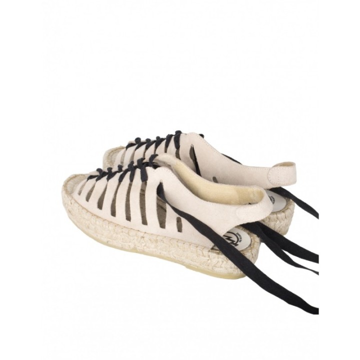 Sandalias Esparto Doble Suela Beige PERA LIMONERA