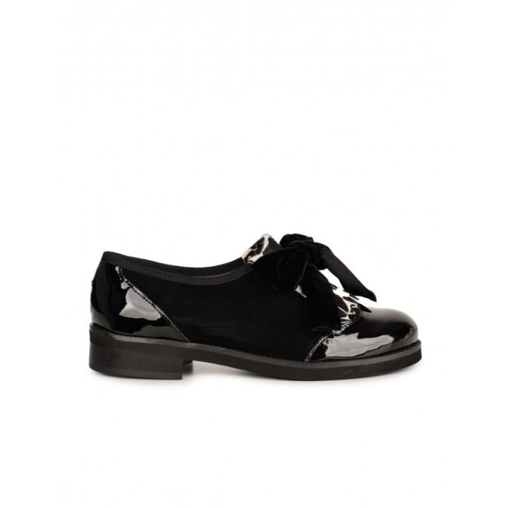 SALONISSIMOS Zapatos Charol Lengueta Pelo