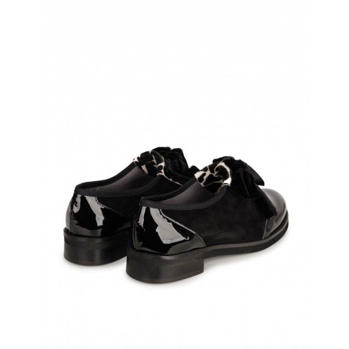 SALONISSIMOS Zapatos Charol Lengueta Pelo