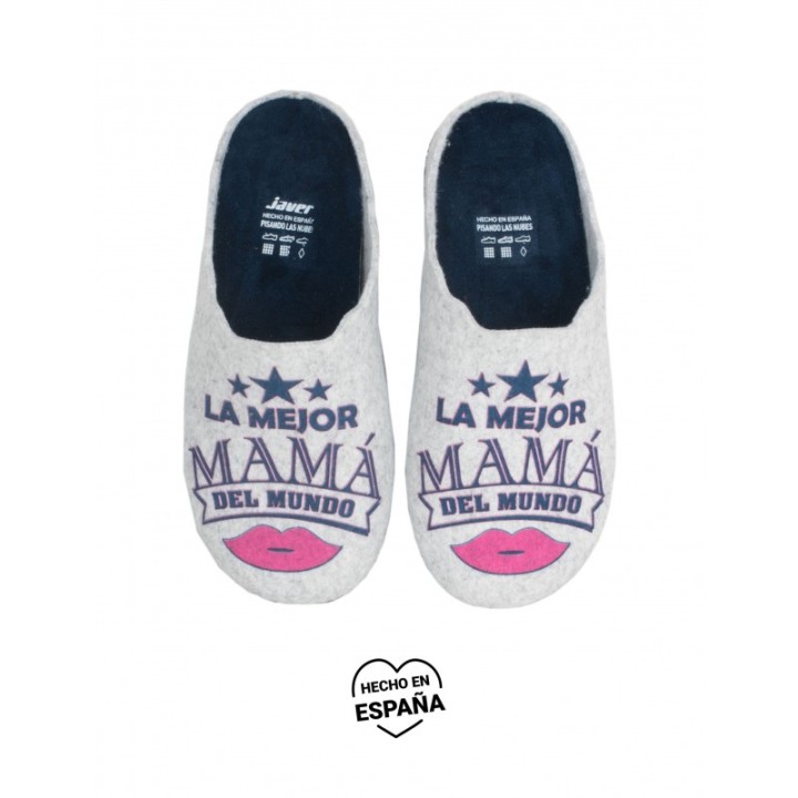 Zapatillas Casa Fieltro La Mejor Mama