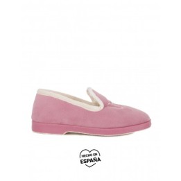Zapatillas de Casa Cerradas Bordado Rosas