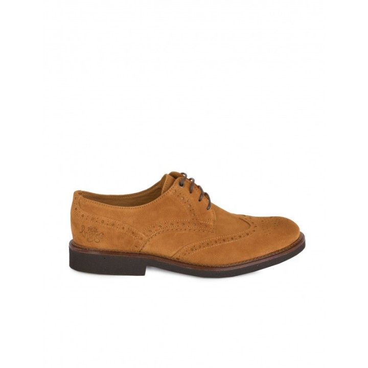 Zapatos Cordones Picados Cuero PERA LIMONERA