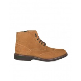 Botas Cordones Serraje Cuero PERA LIMONERA