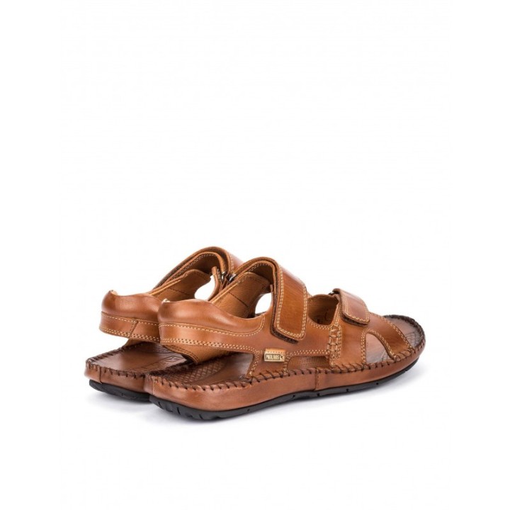 Pikolinos Sandalias Velcro Hombre Cuero