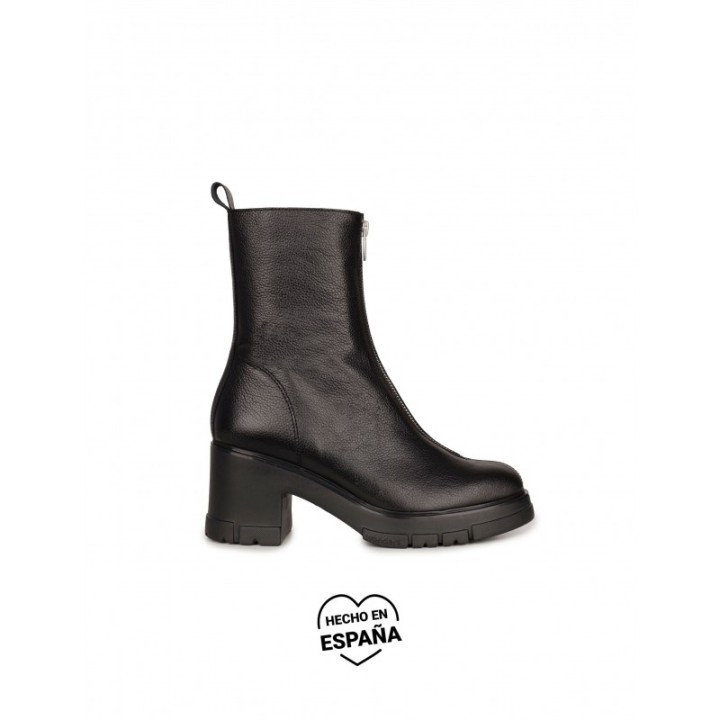 WONDERS Botines Tacon Cremallera Frontal