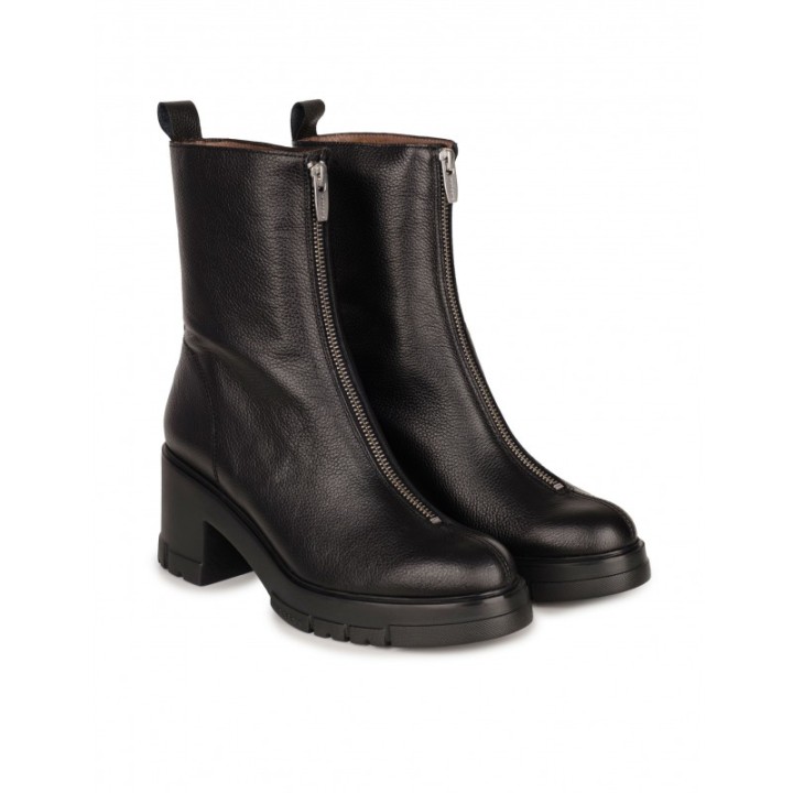 WONDERS Botines Tacon Cremallera Frontal