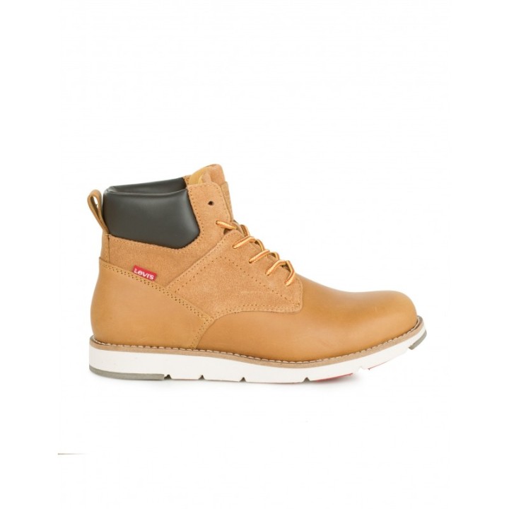 LEVIS Botas Cordones Piel Mostaza