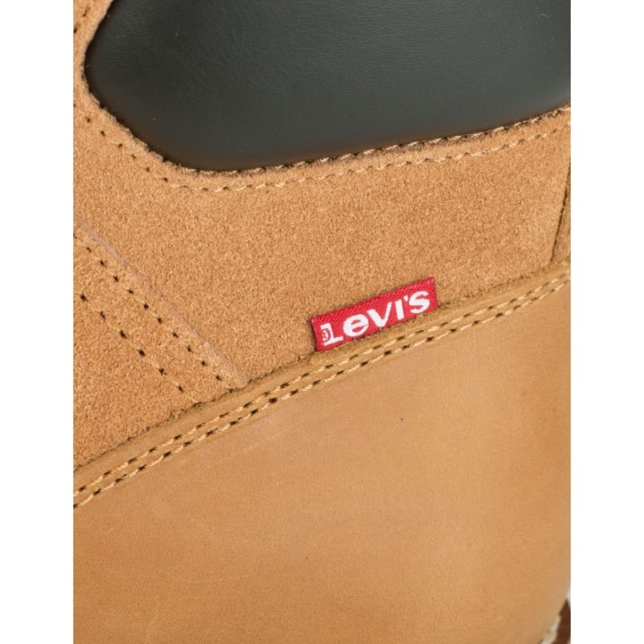 LEVIS Botas Cordones Piel Mostaza