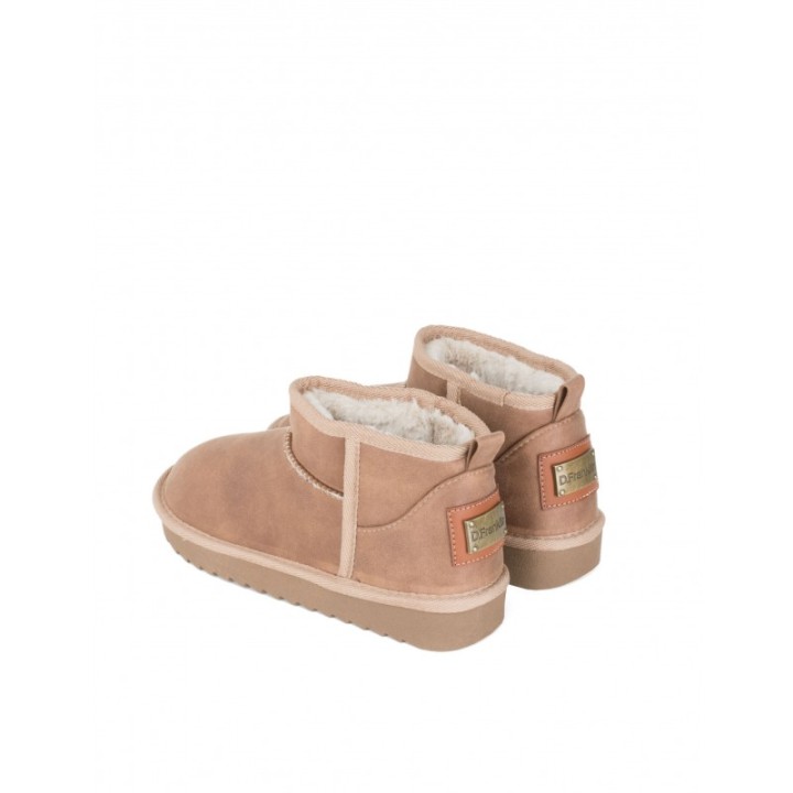 D FRANKLIN Botas Pelo Cana Baja Camel