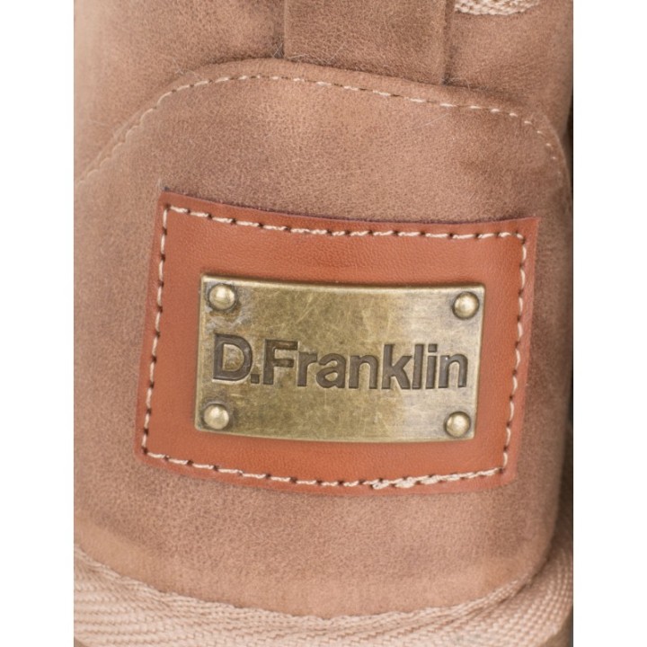 D FRANKLIN Botas Pelo Cana Baja Camel