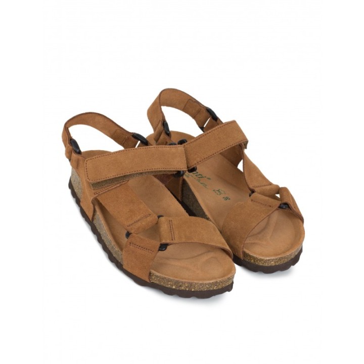 AUTENTI Sandalias Bio Tiras Velcro Cuero