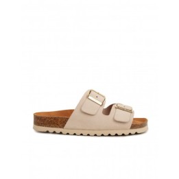 AUTENTI Sandalias Bio Hebillas Beige