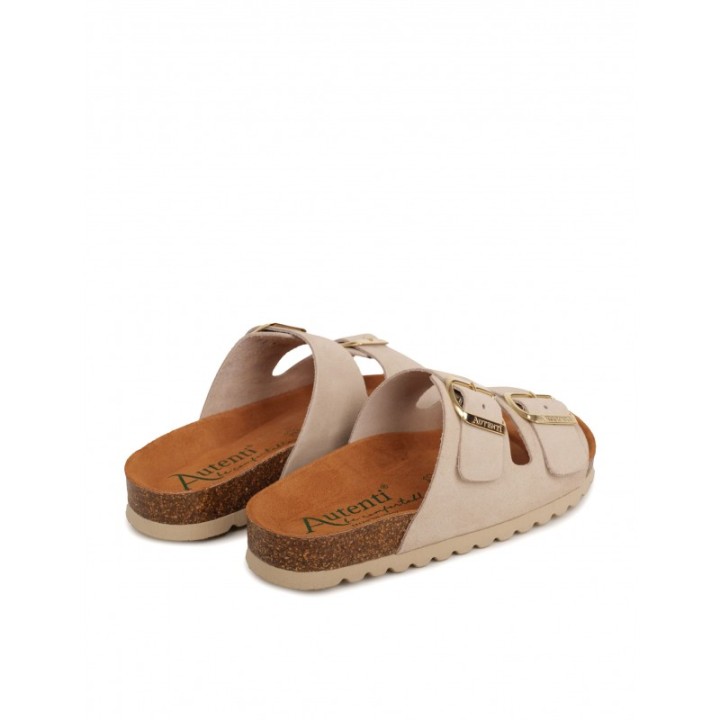 AUTENTI Sandalias Bio Hebillas Beige