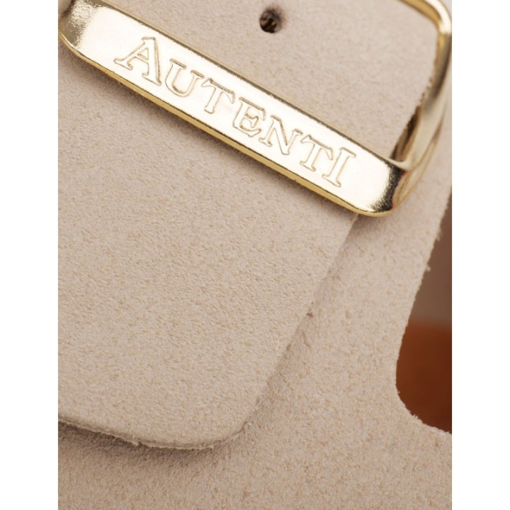 AUTENTI Sandalias Bio Hebillas Beige