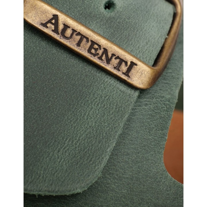 AUTENTI Sandalias Bio Hombre Hebillas Verde