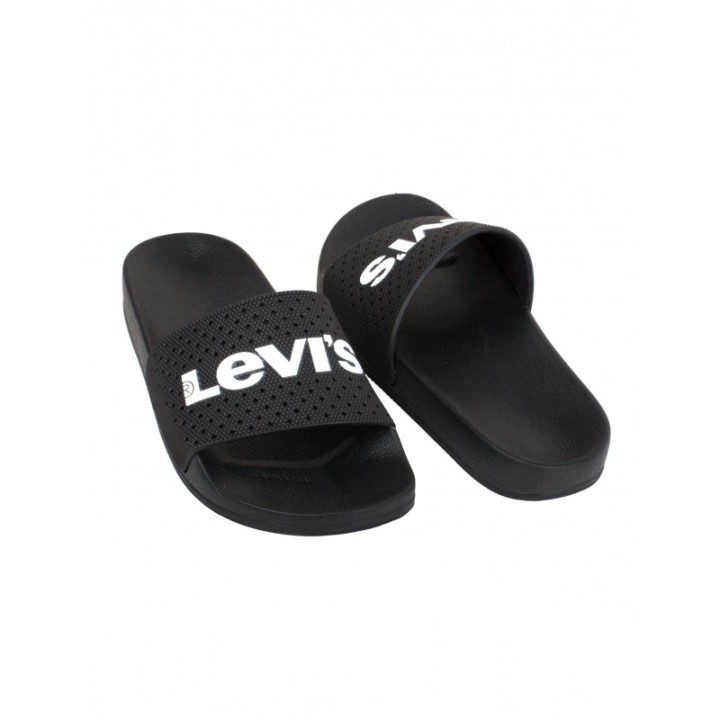 LEVIS Chanclas Pala Unisex Negras