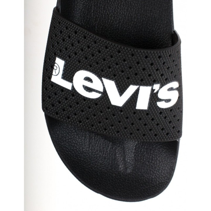 LEVIS Chanclas Pala Unisex Negras