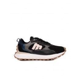 MUSTANG Zapatillas Suela Dentada Negras