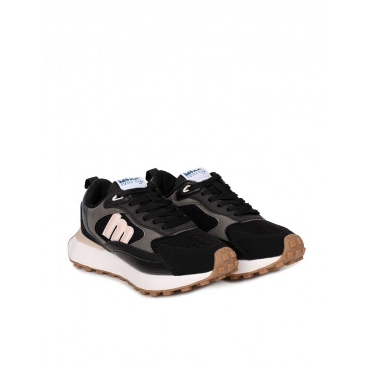 MUSTANG Zapatillas Suela Dentada Negras