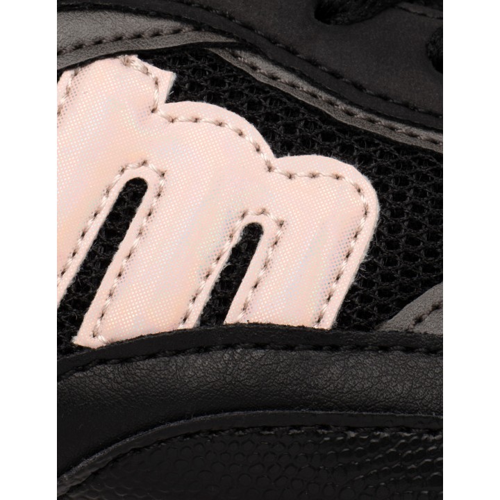MUSTANG Zapatillas Suela Dentada Negras