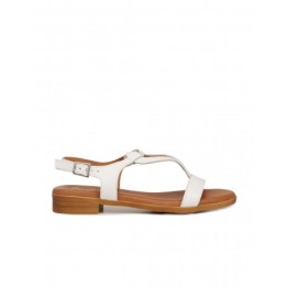 Sandalias Blancas Piel PERA LIMONERA