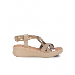 Sandalias Tiras Tubulares Taupe PERA LIMONERA