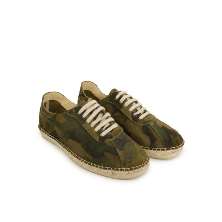 Alpargatas Cordones Camuflaje PERA LIMONERA