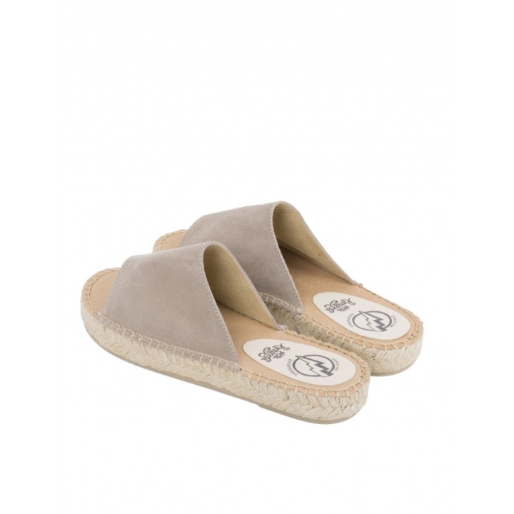 Sandalias Pala Esparto Taupe PERA LIMONERA