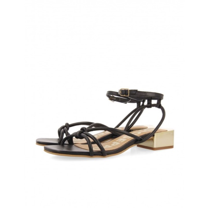 GIOSEPPO Sandalias Tacon Dorado