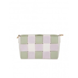 Bolso Bandolera Trenzado Pastel