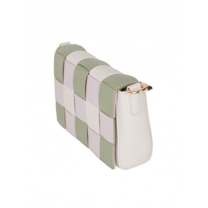 Bolso Bandolera Trenzado Pastel