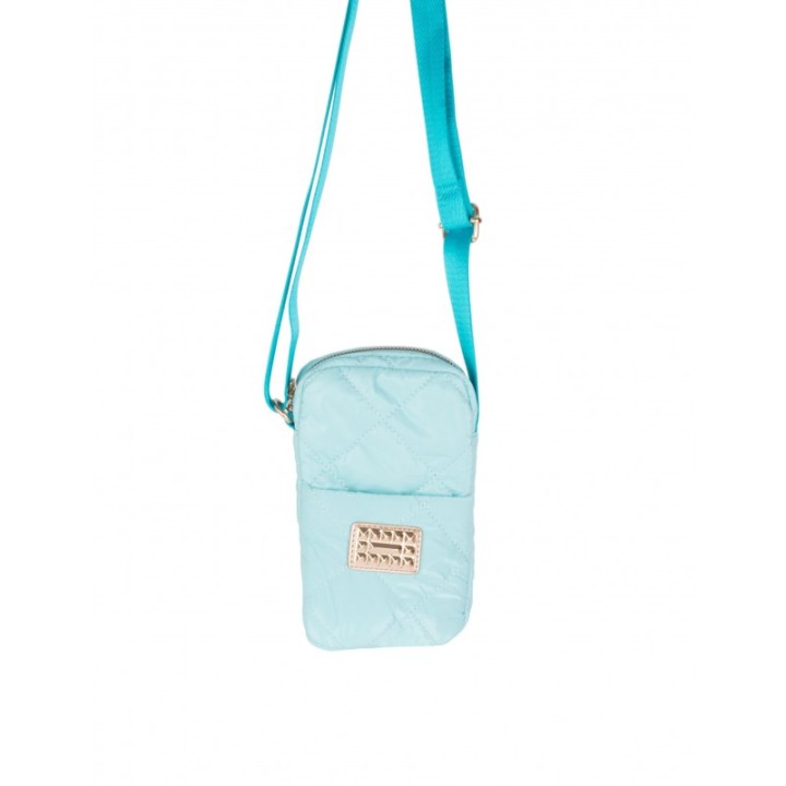 Funda Telefono Acolchada Celeste