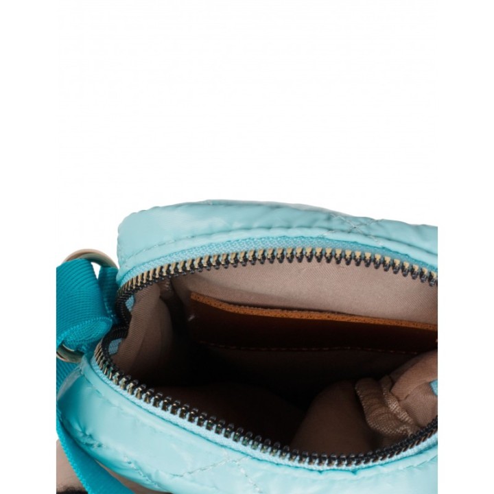 Funda Telefono Acolchada Celeste