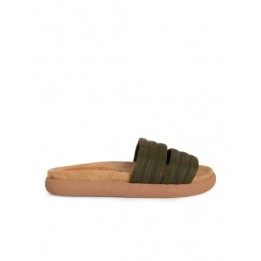 Sandalias Planta Anatomica Plataforma Kaki PERA LIMONERA