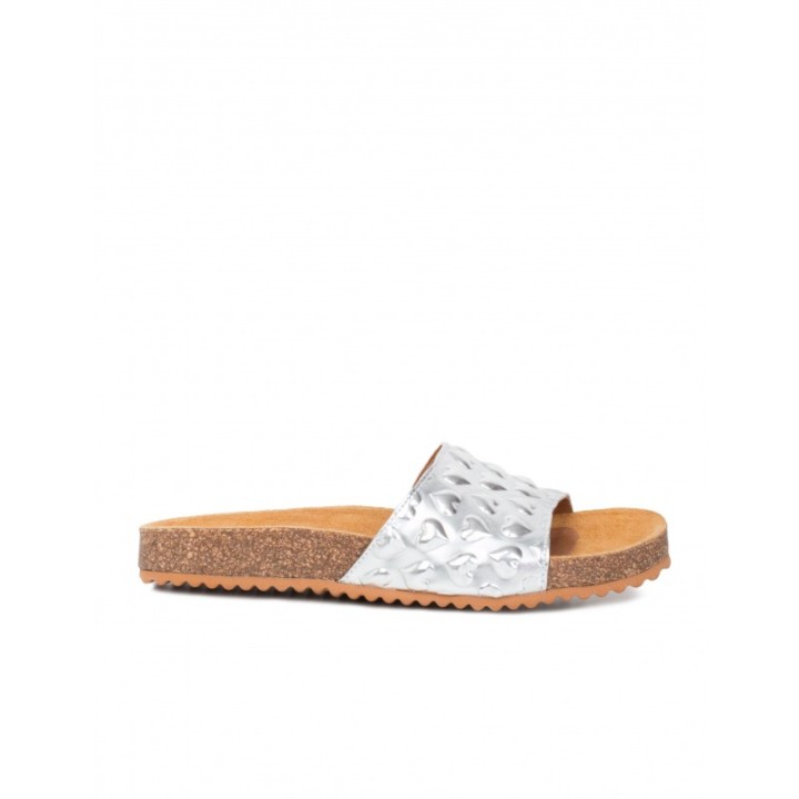 Sandalias Bio Corazones Plata PERA LIMONERA