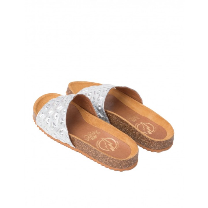 Sandalias Bio Corazones Plata PERA LIMONERA