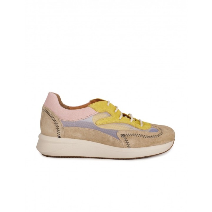 Deportivas Vestir Pastel Amarillo