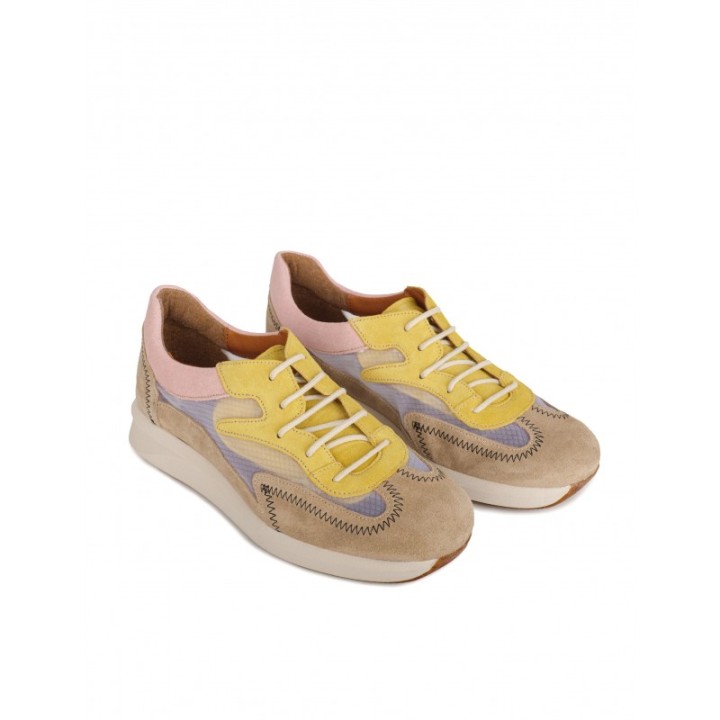 Deportivas Vestir Pastel Amarillo