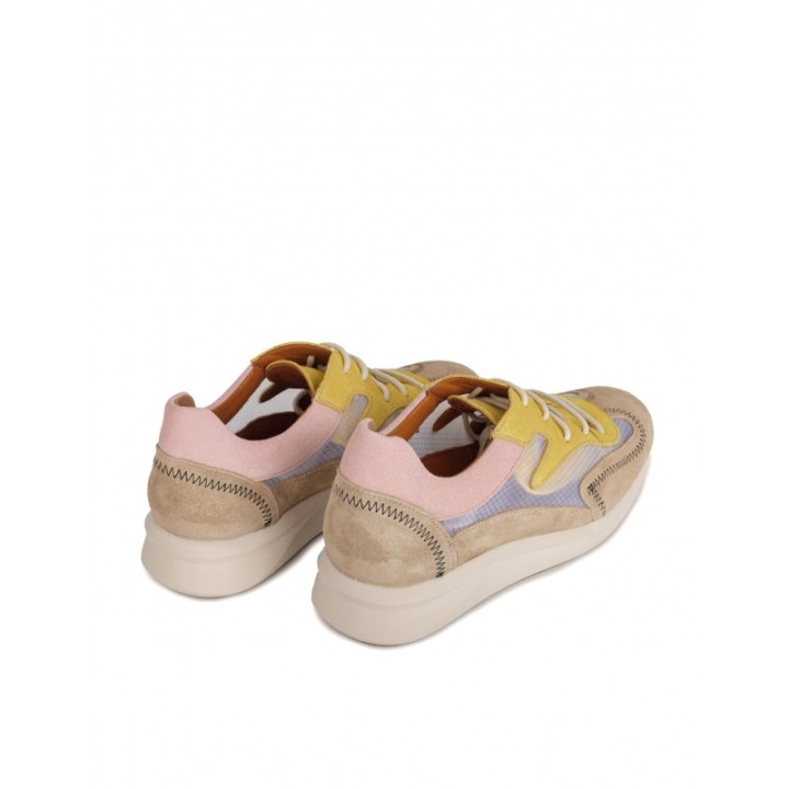 Deportivas Vestir Pastel Amarillo