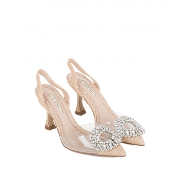 Zapatos Joya Vinilo Rafia