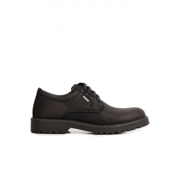 IMAC Zapatos Cordones Impermeables Negros