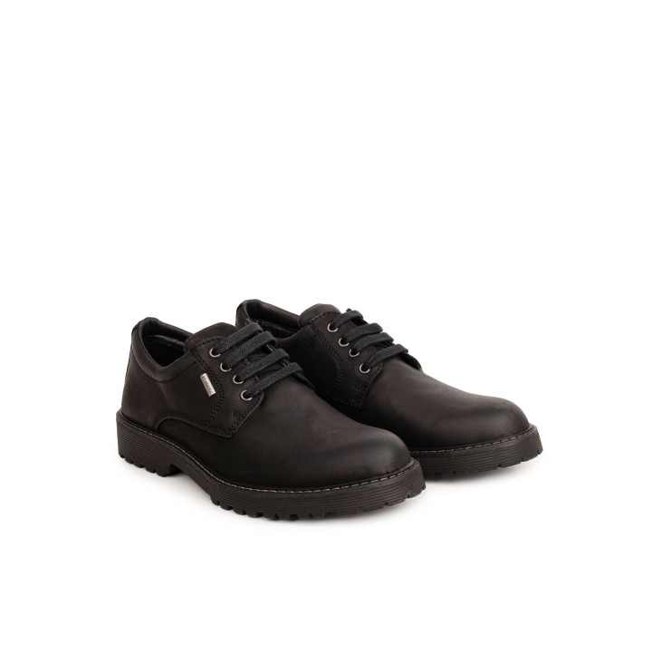 IMAC Zapatos Cordones Impermeables Negros