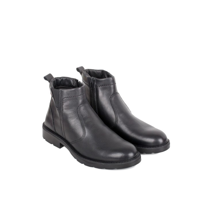 IMAC Botines Impermeables Piel Negros
