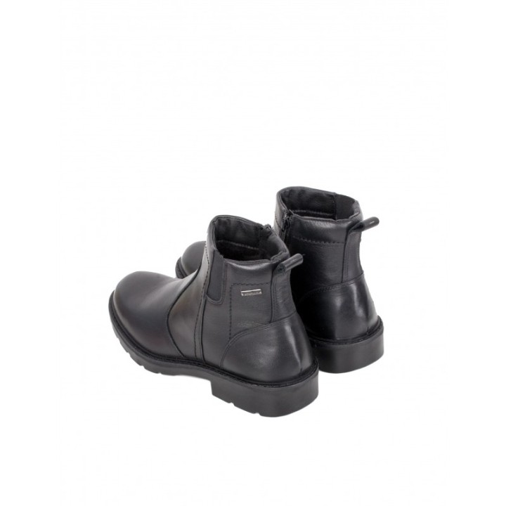 IMAC Botines Impermeables Piel Negros